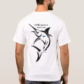 T-shirt PMYC Marlin avec l'avant de ondulation de burgee (Dos)