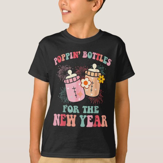 T-shirt Pn’ Bottles For The New Year Nicu Nurse  (Devant)