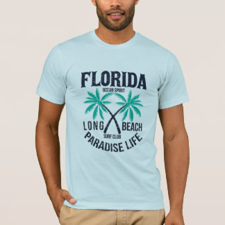 T-shirt —Pngtree—Floride mer esprit longue plage
