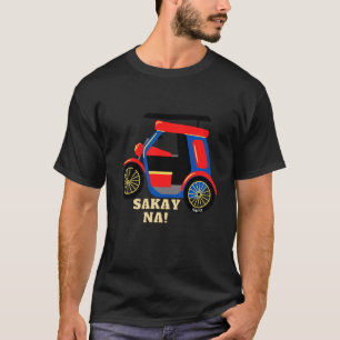 T-shirt Pnoytee Philippines Trier Sakay Na Tricycle Filipi