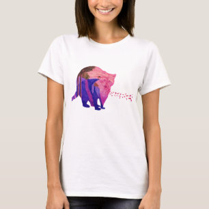 T-shirt pocahontas,meeko,raccoon,animation+film,couleurs+d