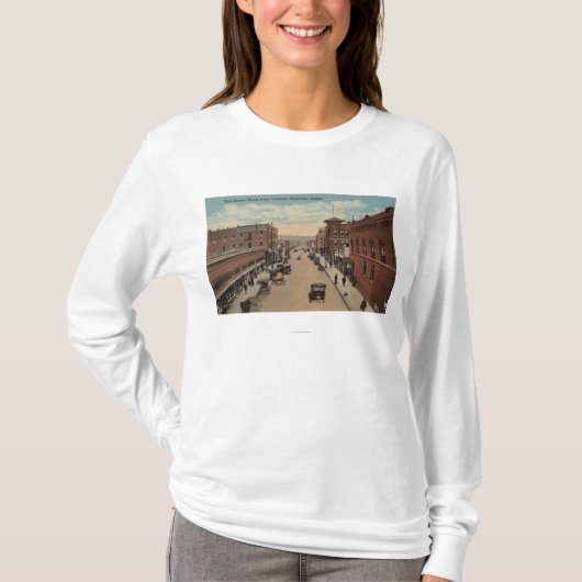 T-shirt Pocatello, identification - vue d'E. Center (Devant)