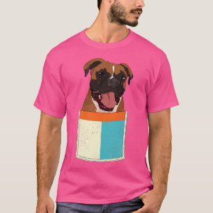 T-shirt Poche Animal Animaux Animaux Amoureux de les chien