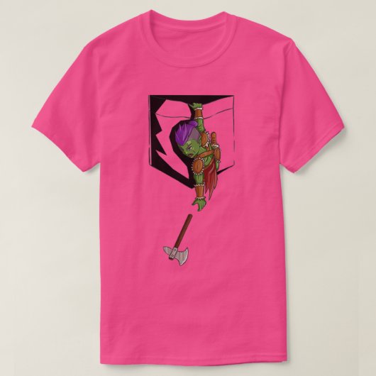 T-shirt Poche barbare (Design devant)