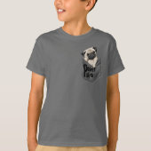 T-shirt Poche Carlin Enfants Gris (Devant)