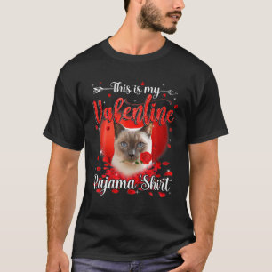T-shirt Poche de chat de Siamese