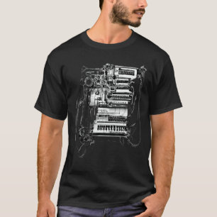 T-shirt Poche de crayon mécanique complexe d'ingénierie