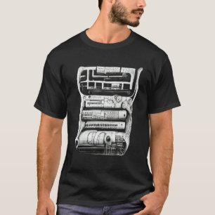 T-shirt Poche de crayon mécanique complexe d'ingénierie