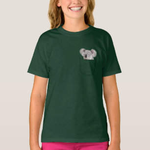 T-shirt Poche de Pékin - Ours de Koala Fluffy