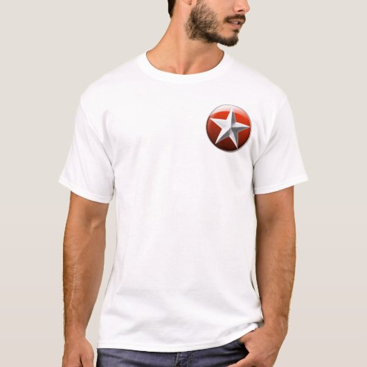 T-shirt Poche de symbole de conquérant (Devant)