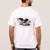 T-shirt Poche et dos d'avant de logo de régiment de nation (Dos)