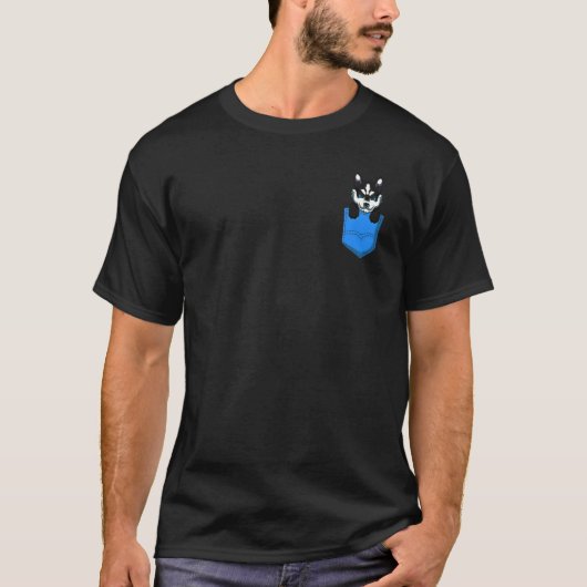 T-shirt Poche Husky (Devant)