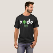 T-shirt Poche Nodejs pour développeurs Javascript  (Devant entier)