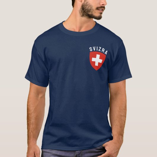 T-shirt Poche Svizra (Suisse romande) (Devant)
