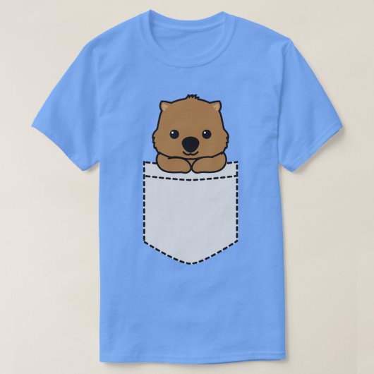 T-shirt Poche Wombat (Design devant)