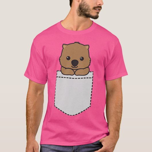 T-shirt Poche Wombat (Devant)