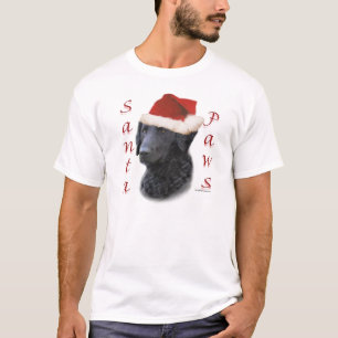 T-shirt Poches Père Noël Retriever Retriever À Revêtement