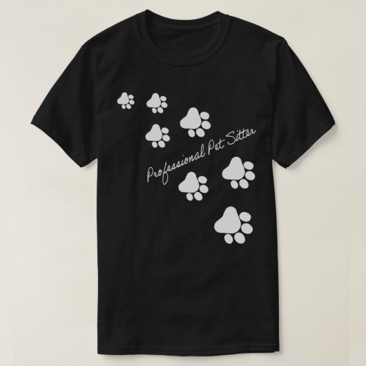 T-shirt Poches professionnelles pour animaux de compagnie  (Design devant)
