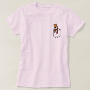 T-shirt pochette design mignonne pal en rose