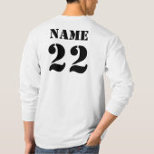 T-shirt pochoir de hangar (Dos)