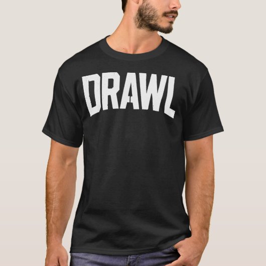 T-shirt Pochoir Drawl (Devant)