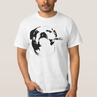 T-shirt Pochoir T de cigare de bouledogue