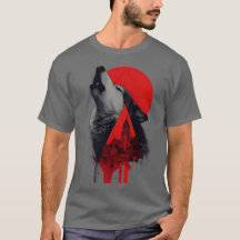 Pochoir Trash Polka Loup Hurleur Paysage Urbain
