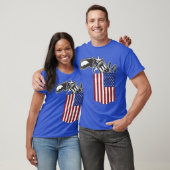 T-shirt Pocket Bullet US Gun Rights Control 2e Armoiries (Unisexe)