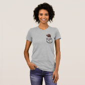 T-shirt Pocket Cute German Shorthair Pointer Dog (Devant entier)