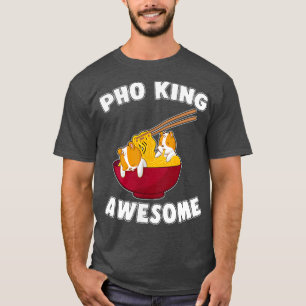 T-shirt Pocket Pho King Awesome Kawaii Hamster nouilles