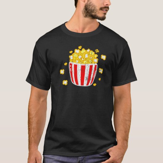 T-shirt Pocket Popcorn Pop Corn Eater Graphisme (Devant)