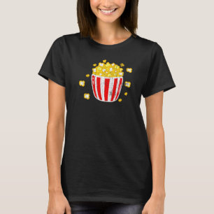 T-shirt Pocket Popcorn Pop Corn Eater Graphisme