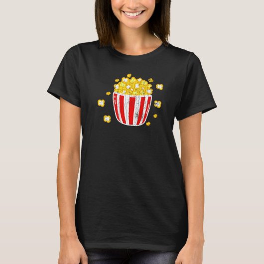 T-shirt Pocket Popcorn Pop Corn Eater Graphisme (Devant)