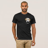 T-shirt Pocket Shih tzu chiot chien mignon (Devant entier)
