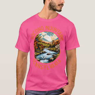 T-shirt Pocono Mountains Pennsylvania Sunset Distres rétro