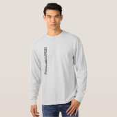 T-shirt poculumologue à manches longues pour homme (Devant entier)