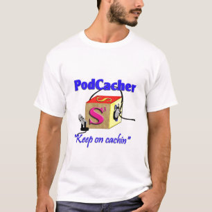 T-shirt PodCacher avec d'URL le dos dessus