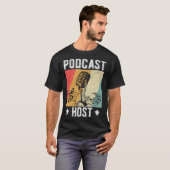 T-shirt Podcast Host Podcaster Podcasting Interview Strea (Devant entier)