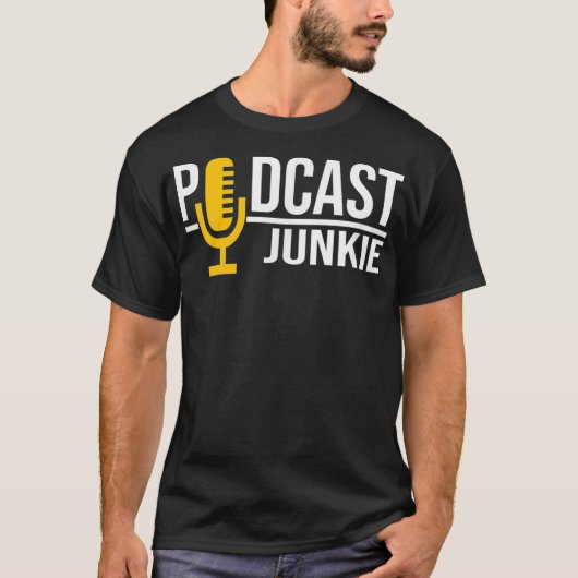 T-shirt Podcast Junkie Criminalité Véritable Meurtre Mystè (Devant)