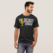 T-shirt Podcast Junkie Criminalité Véritable Meurtre Mystè (Devant entier)