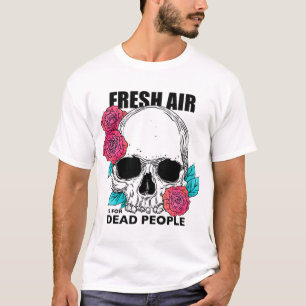 T-shirt Podcast Morbid. L'air frais est pour les morts