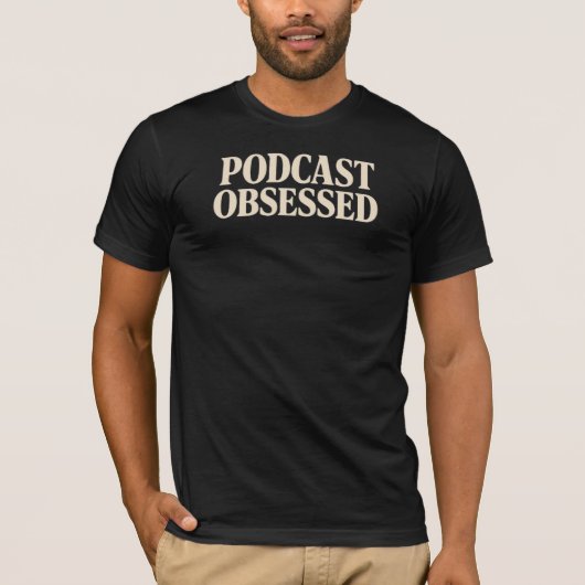 T-shirt Podcast Obsédée (Devant)