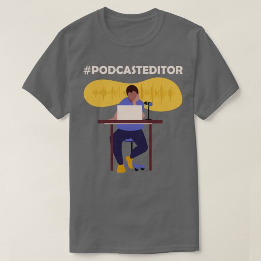 T-shirt podcasteéditeur 1 (Design devant)