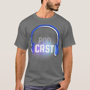 T-shirt Podcaster cool Podcasting Earphone