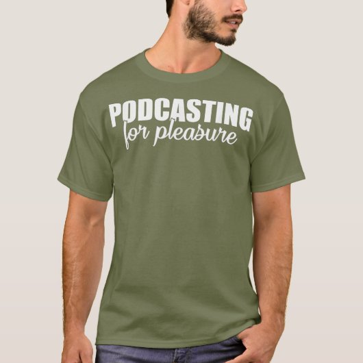 T-shirt Podcasting Plaisir de dire (Devant)