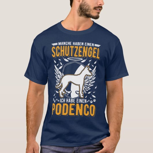 T-shirt Podenco Schutzengel Windhund Ibizan Hound (Devant)