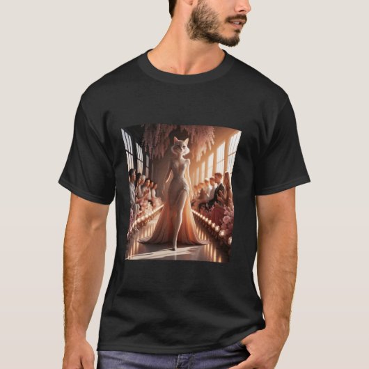 T-shirt Podium Fantastique Beau Chat (Devant)