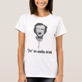 T-shirt ""Poe" j'un autre boisson " (Devant)