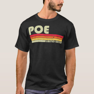 T-shirt POE Nom de famille Funny Retro Vintage 80s 90s Ann