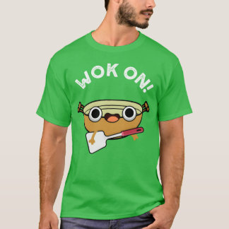 T-shirt Poêle sur un ami drôle de roche chinoise